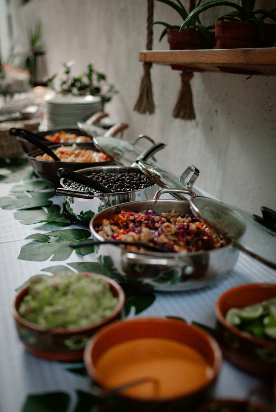Food being prepared in the kitchen